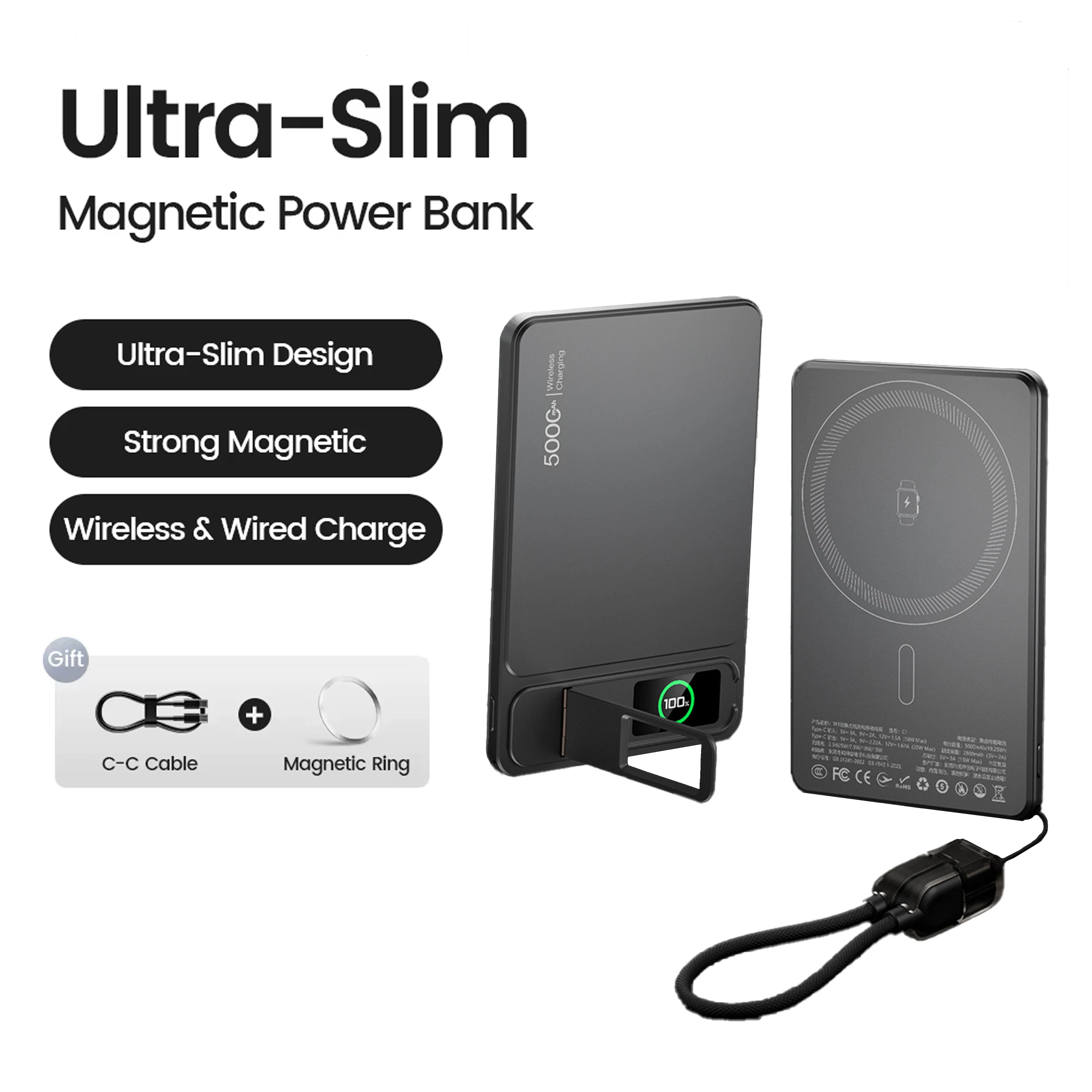Magnetic Power Bank Pro (10,000mAh)