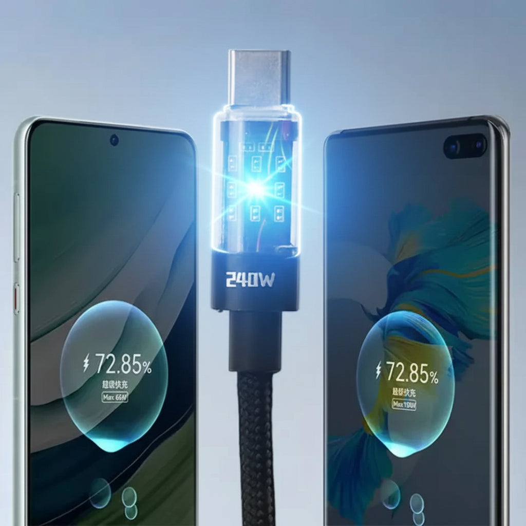 240W Braided USB-C Fast Charging Cable