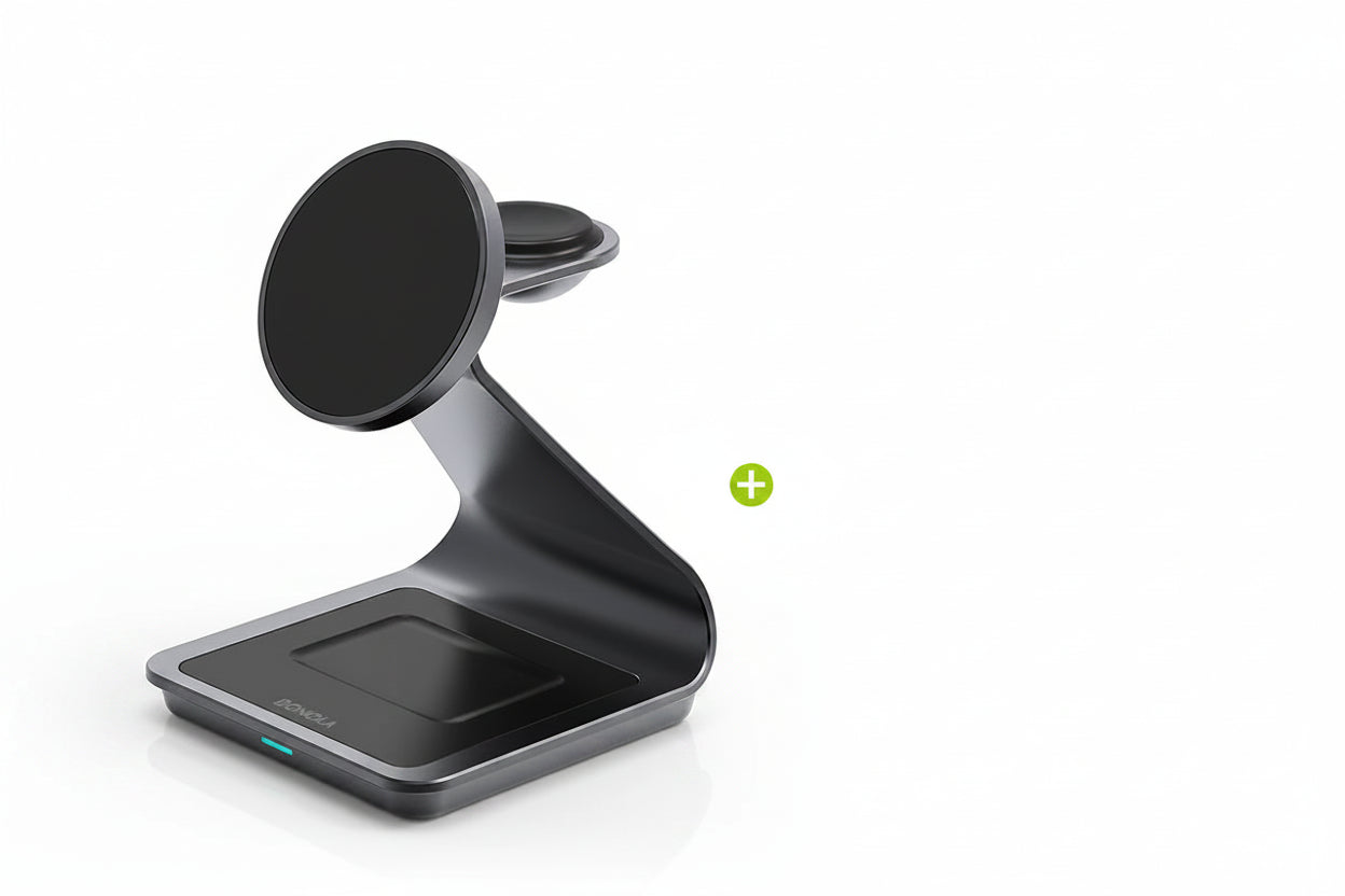 TrioCharge™ 3-in-1 Wireless Charging Station