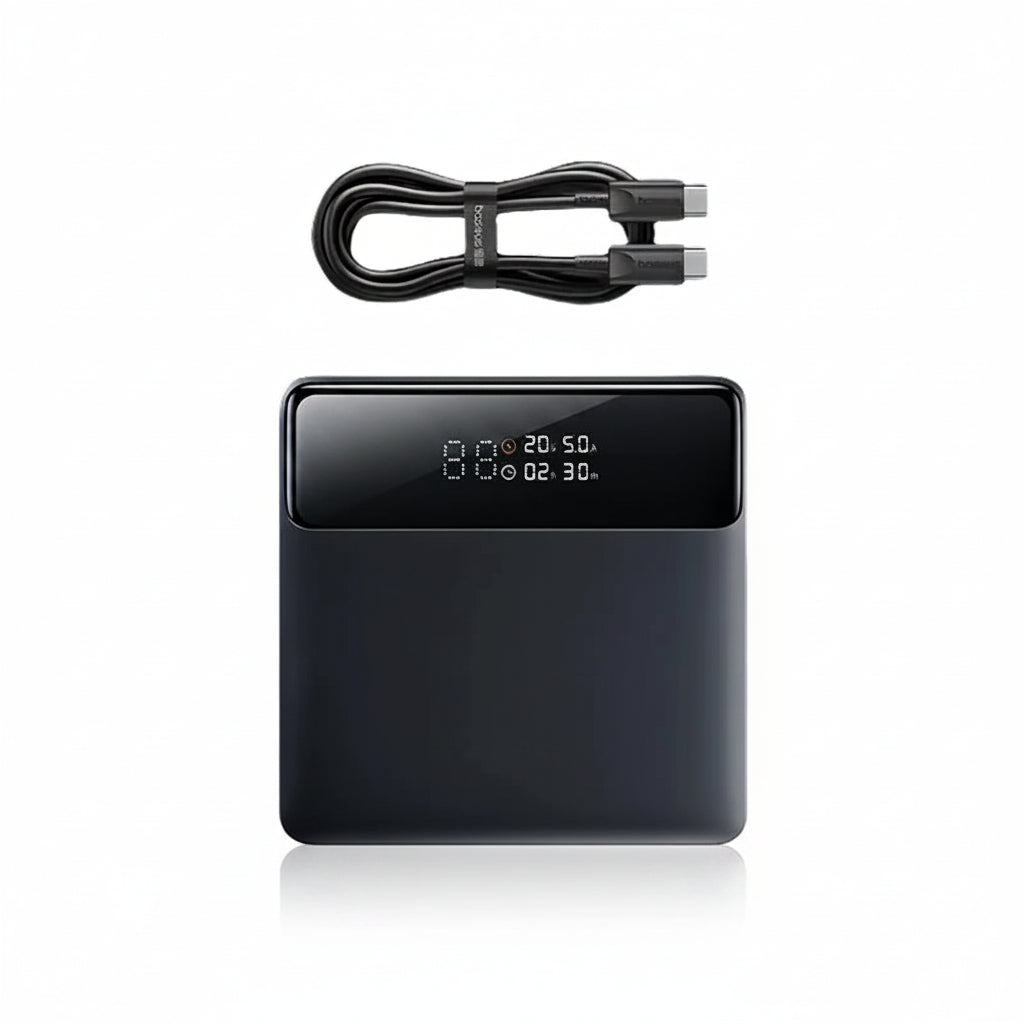 100W Slim Power Bank — 20000mAh with Digital Display