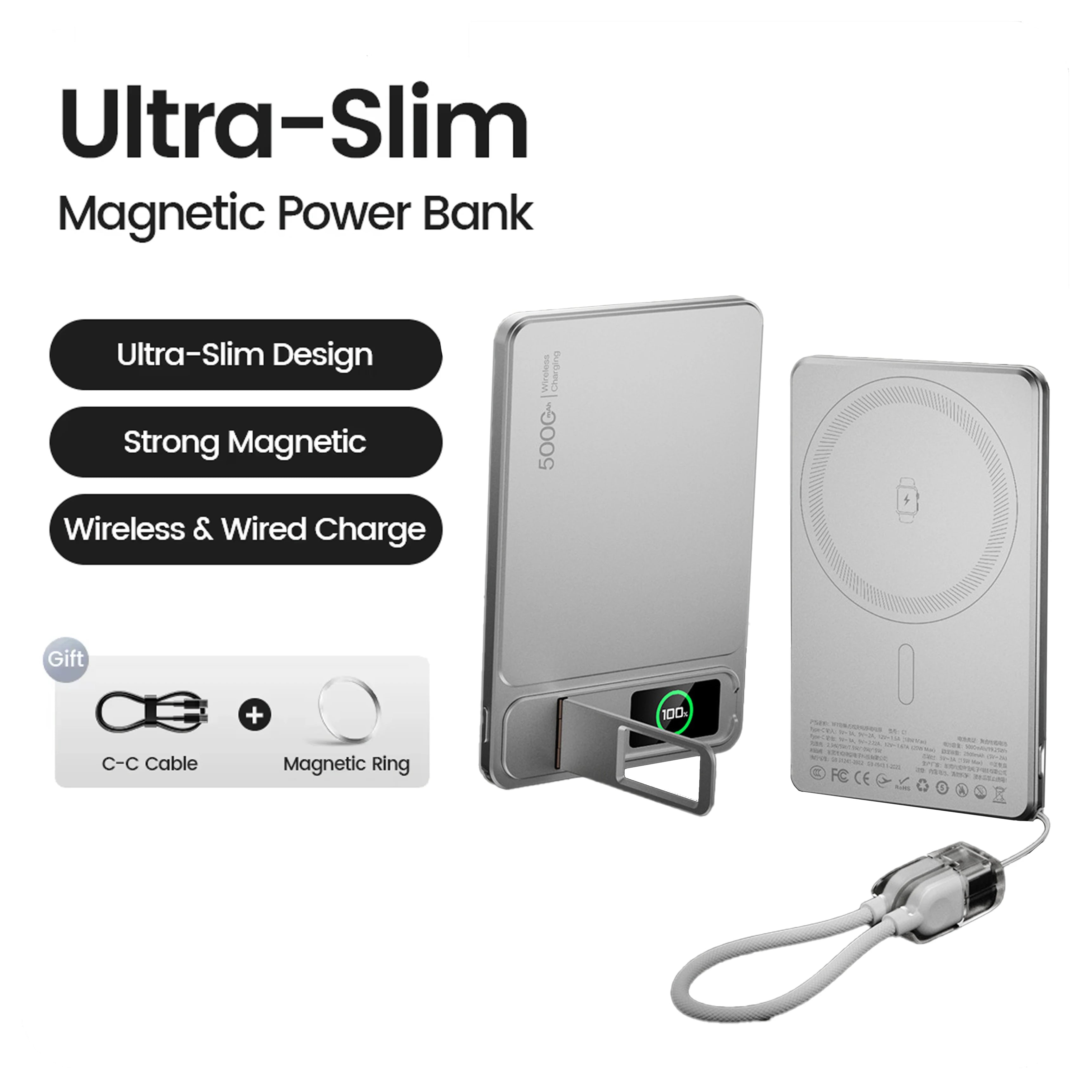 Magnetic Power Bank Pro (10,000mAh)