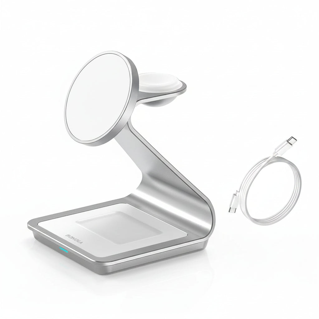 TrioCharge™ 3-in-1 Wireless Charging Station