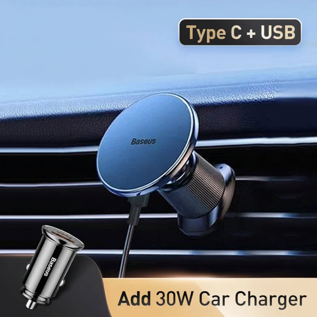 Magnetic Wireless Car Charger 15W